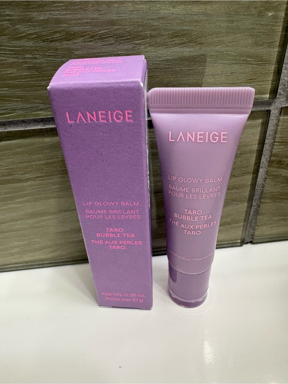 LANEIGE Taro Bubble Tea Lip Glowy Balm
